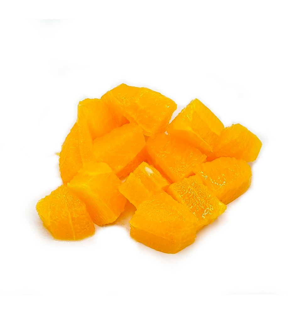 Naranja cubos