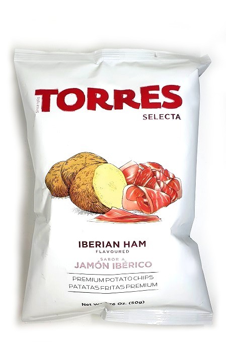 Patatas fritas sabor jamón ibérico 50gr