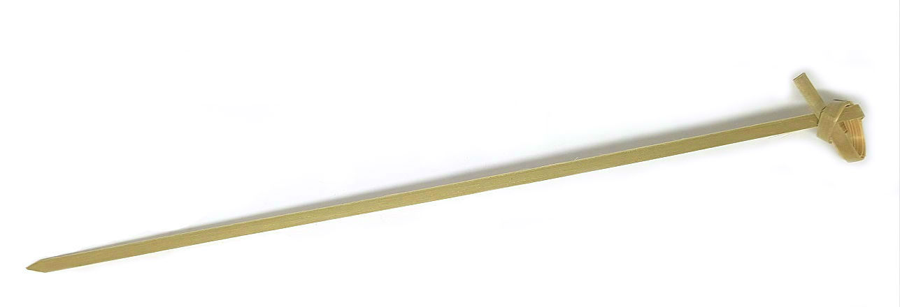 Brocheta espada de bambú 18cm 100unid